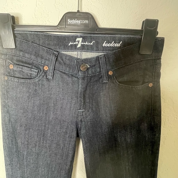 7 For All Mankind Boot Cut Women's Denim Jeans Blue Size 26 - Picture 3 of 9